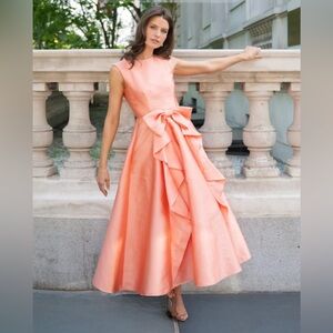 Shoshanna Leo Elegant Peach Gown